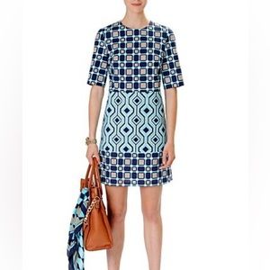 MICHAEL Michael Kors Geometric Mod Print Mini Sheath Dress